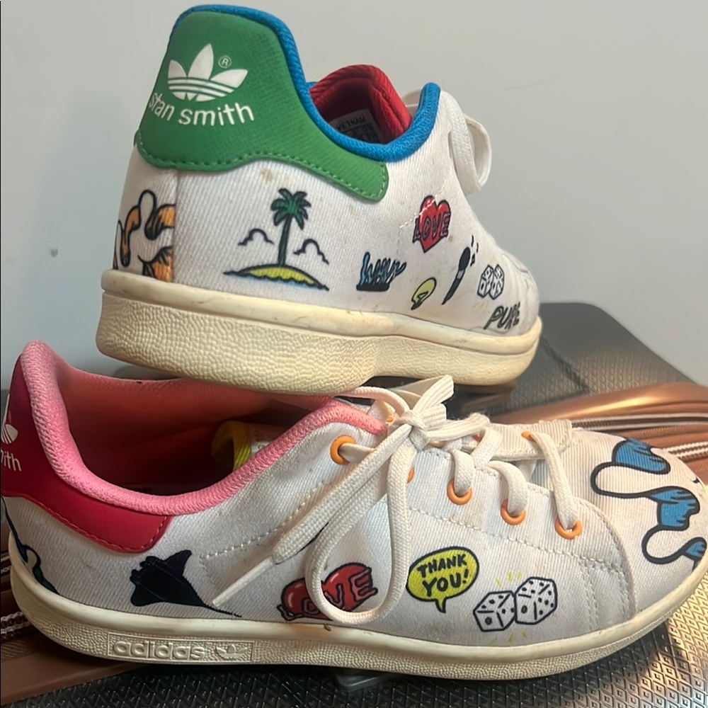 Adidas Kids Stan Smith White Sneakers